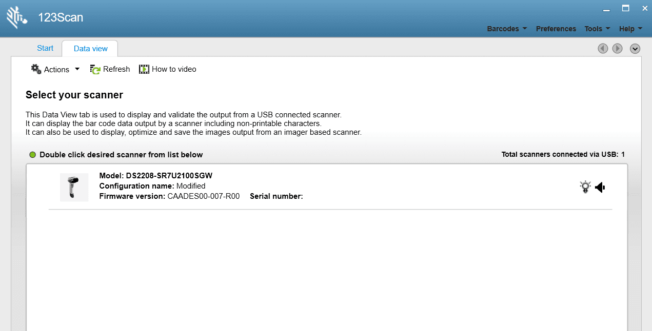 Подключить сканер